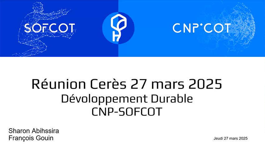 Comité développement durable de la SOFCOT